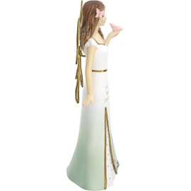 Pavilion Gift Company Aunt You Fill Our Lives with Love - 5.inch Collectible Angel Figurine, Blue