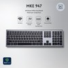 MKETech Electronics MKE 947 Wireless Ergonomic Computer Keyboard with Number