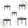Base para Macetas de Metal 5 Piezas, Soporte para Plantas