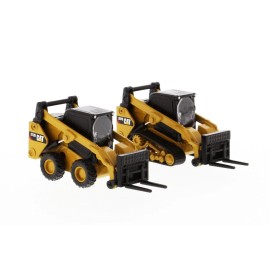 Diecast Masters SKID STEER LOADER & CAT COMPACT TRACK LOADER 1/64 DIECAST MASTERS 85693