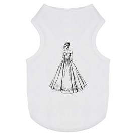 'Wedding Dress' Pet Dog/Cat T-Shirt (PT00133620)