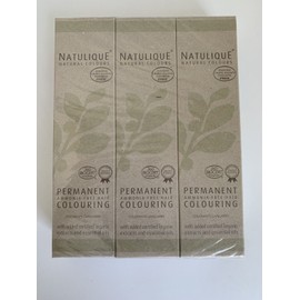 NATULIQUE Ammonia FREE Permanent Hair Color Lot Of 3 - Light Golden Brown 5.3