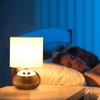 Relaxdays Bedside Lamp Touch Dimmable Modern Touch Lamp with 3