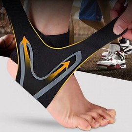 Ankle Protection Strap Ligament Support Band Left Brace/M 2ea
