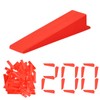Flintronic Tile Wedges, Pack of 200 Plastic Wedges, Laminate Spacers,