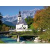 CALVENDO Puzzle Church at Ramsau 1000 Pieces Laying Size 64