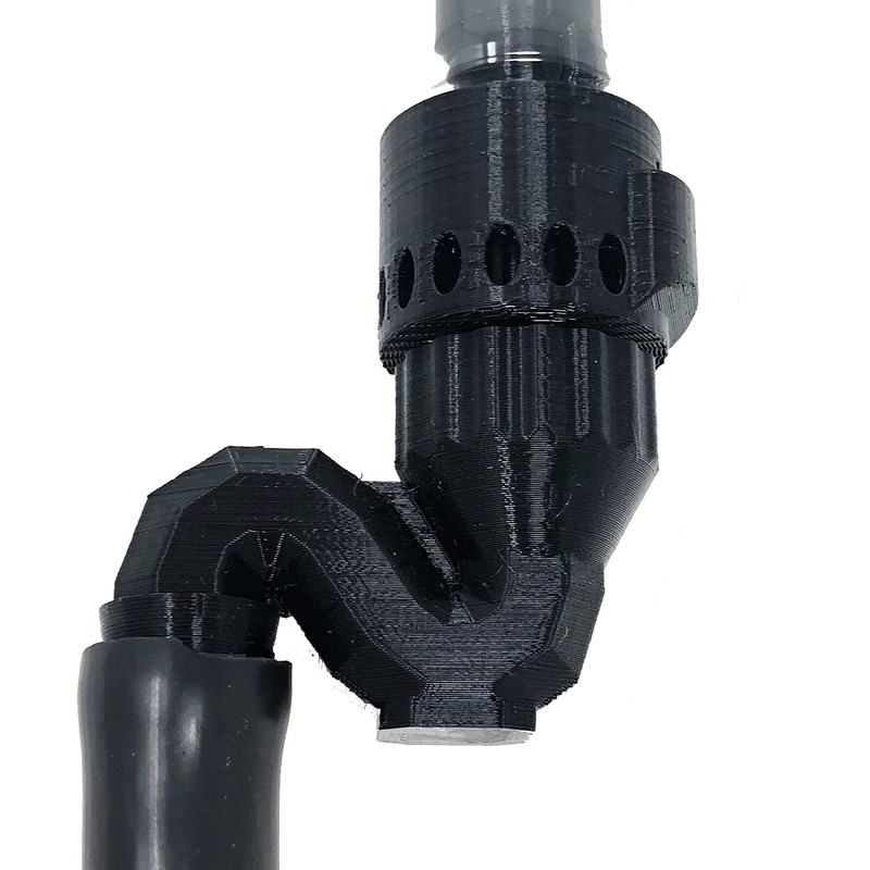 Justponics Medium Bell Siphon for 4" Media (new v2)