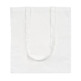 eBuyGB Shopping Tote Shoulder Bag, 100% Cotton, White, 2.54 x 2.54 x 2.54 cm