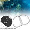 SUNGOOYUE 2Pcs Diving D Rings Bent, Diving Stainless Steel D-Ring