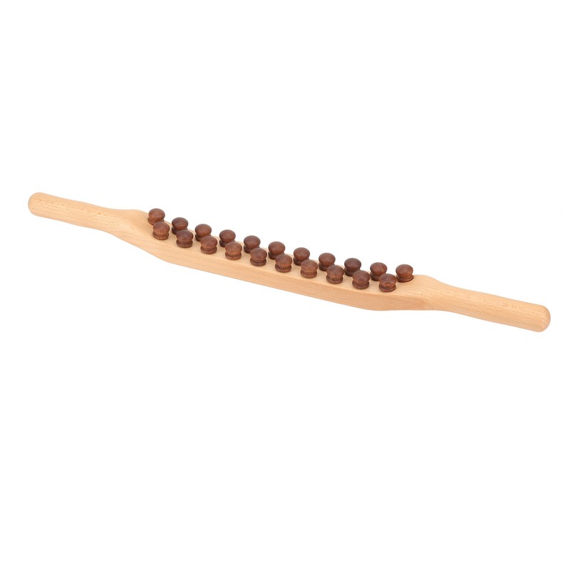Wooden Scraping Stick Relieve Fatigue Reduce Soreness Double Sided Massage