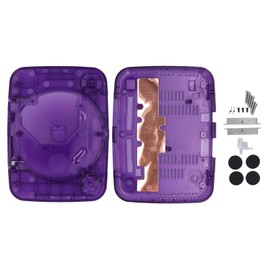 Console Replacement Shell Translucent Retro Console Case for PS1 for SCPH 001 SCPH 101 SCPH 102 SCPH 103 All Versions Violet