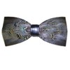 Cloud Rack Natural Handmade Feather Bow Tie Gray