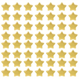 Honbay 60PCS Plastic Star Buttons Decorative Sewing Craft Buttons Embellishments for Scrapbooking Clothing DIY Craft and Other Projects (12mm)