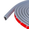 Weather Stripping Door Seal, Self Adhesive Silicone D Shaped Weather