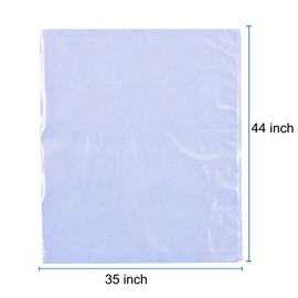 LazyMe Shrink Wrap Bags, Extra Large Jumbo Shrink Bags Cellophane Wrap for Gift Baskets, 35x44 Inch (10 pcs, XL)