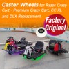 FVRITO 2 Pack Complete Caster Wheels Assembly for Razor Crazy