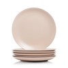 10 Strawberry Street Wazee Matte Coupe Dinnerware, Dinner Plate, Blush,