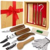 WAYCOM12 PCS Wood Carving Tools Set,Whittling Wood Carving Kit (12