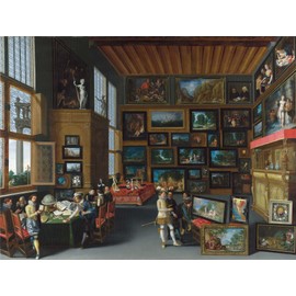 National Gallery 1000 Piece Jigsaw Puzzle - Cognoscenti in a Room hung with Pictures - Made In The UK - Incredibly Detailed - Hi-Def Image - 100% Recycled Puzzle Board