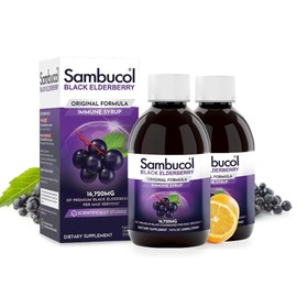 Sambucol Black Elderberry Syrup - Sambucus Syrup Black Elderberry, 1 pc / 삼부콜 블랙 엘더베리 시럽 - 삼부커스 시럽 블랙 엘더베리 Sambucol Black Elderberry Syrup - Sambucus Syrup Black Elderberry, 1개