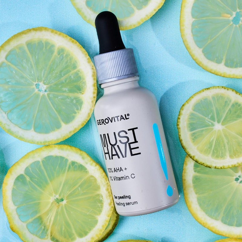 Gerovital Must Have Exfoliating Serum with 10% AHA & 1%