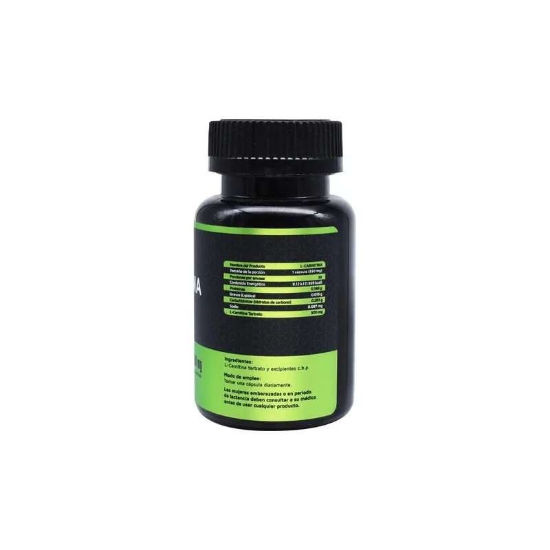 L-Carnitina 500 Mg 30 Cápsulas High Power