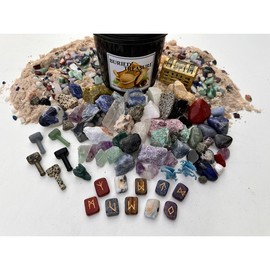 VIKING NATURAL CRYSTAL AND GEMSTONE MINING BUCKET - size: half gallon
