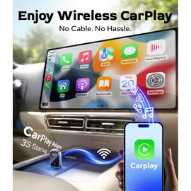TXZ Wireless CarPlay Adapter for Car's with Built-in Wired CarPlay, CarPlay Wireless Dongl Plug and Play Seamless Fast Response Stable Connection