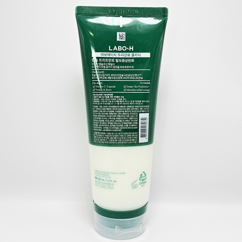 LaboH Mildly Acidic Scalp Strengthening Shampoo 400ml x 2 +