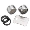 Speakman A-BOLF Commander 0.5-GPM Aerator and 1.5-Laminar Flow Control, Chrome