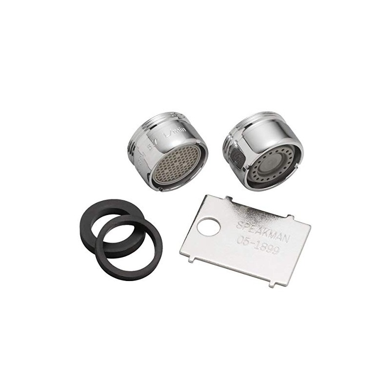 Speakman A-BOLF Commander 0.5-GPM Aerator and 1.5-Laminar Flow Control, Chrome