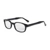 Pacific Coast Original KD's Biker Sunglasses (Black Frame/Clear Lens)