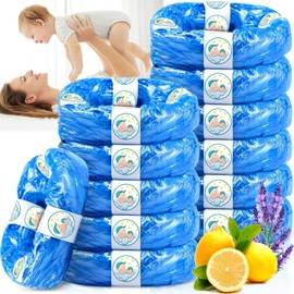 ZPQAODI 12 Stück Windeleimer Nachfüllkassetten, Nachfüllfolie Windeleimer,Duftend,Hervorragende Abdichtung,Windeleimer Nachfüllbeutel kompatibel mit Tommee Tippee Sangenic Tec Simplee Sangenic Twist