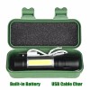 Unbranded 5pcs Super Bright LED Tactical Flashlight Zoomable USB Rechargeable