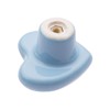 NAKUPENDA Pack of 6 Furniture Knobs Heart Shape Ceramic Cabinet