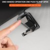 2 Pack Sunglasses Holders for Car Visor,Snap On Car Sunglasses