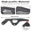 Xitomer Rear Chain Guard for Motorcycle, Black Aluminum, Fit for