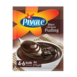 VHD Piyale Dark Chocolate Instant Pudding – Bitter Cikolatalı Puding, Dessert Mix, Packaged Cream Pudding Powder, Easy Cook and Serve, 4 Portions, 115 g/ 4.05 Oz, 1 Pack