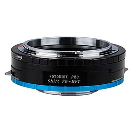 Fotodiox Pro Lens Mount Shift Adapter - Compatible with Canon FD & FL 35mm SLR Lenses to Micro Four Thirds Mount Mirrorless Cameras with Shift and Rotation