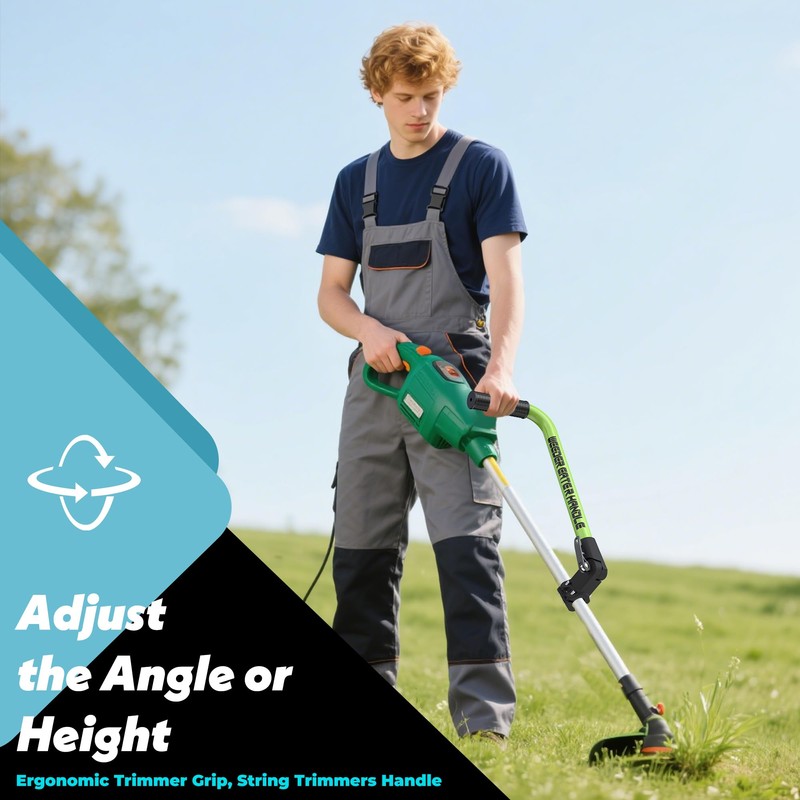 SCNKKL Ergonomic Trimmer Grip, String Trimmers Handle with Trimmer Shoulder