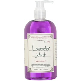 Stonewall Kitchen Lavender Mint Fine Home Keeping Hand Soap, 16.9 Ounces
