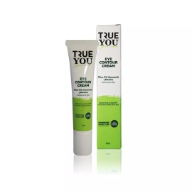 TRUE YOU Eye Contour Cream UV and Solar Filter with Collagen Moisturizes and