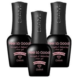 Diamy Feelsogood Base Gel Nail, 14ml, 3 pieces / 다이아미 필소굿 베이스 젤 네일, 14ml, 3개