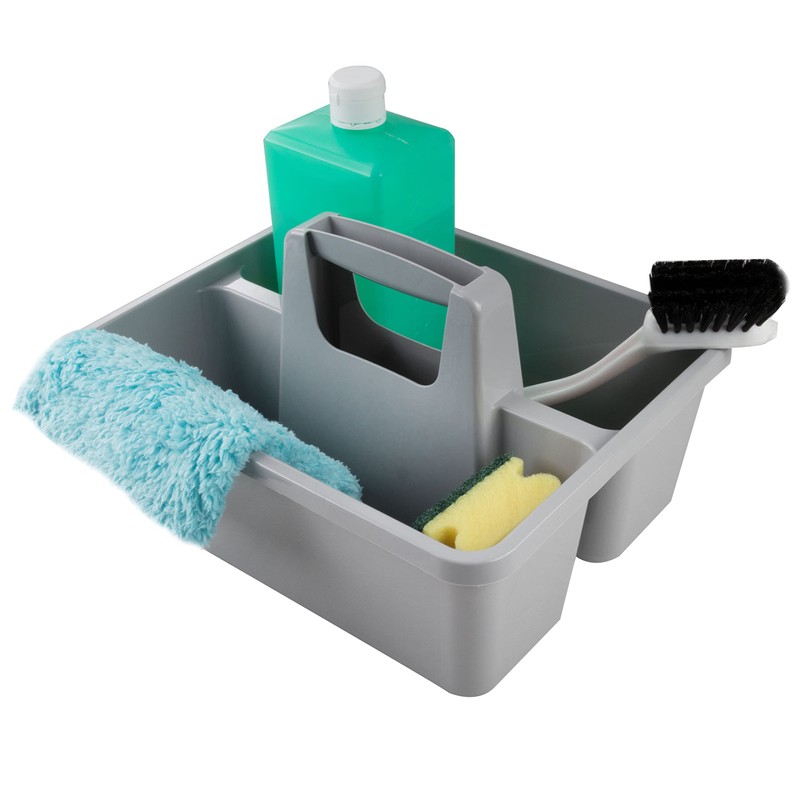 2 x Basket with Carry Handle - Grey - 2
