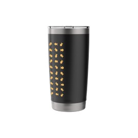 Goldfish Crackers Pattern Funny Goldfish Cracker Stainless Steel Insulated Tumbler