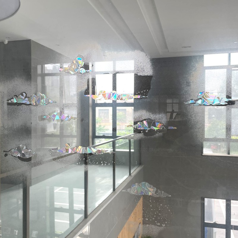 Prism Window Stickers for Bird Strikes, Anti-Collision Stickers, Stop Birds