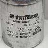 Italfarad MFR-2 20040 SH P2 Motor Start Capacitor 20uF 450V
