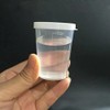 Re-useable Transparent Plastic Beakers Graduated Measuring Specimen Cup 50ml PP