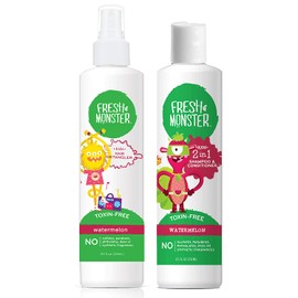 Fresh Monster Kid's Detangler (Combo with Shampoo, Watermelon)
