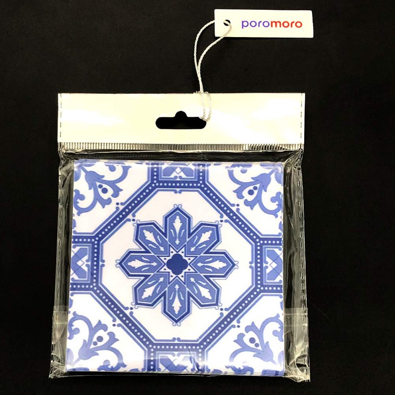 Poromoro Portuguese Spanish Azulejo Tile Stickers Peel and Stick Kitchen